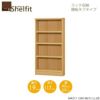 シェルフィット/オーダーメイドラック収納タフ1245-59スリム〔高さ117cm・幅45～59cm・奥行19cm棚板タフタイプ【大洋】
