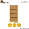 シェルフィット/オーダーメイドラック収納タフ1445-59スリム〔高さ135cm・幅45～59cm・奥行19cm棚板タフタイプ【大洋】