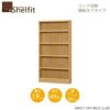 シェルフィット/オーダーメイドラック収納タフ1571-80スリム〔高さ149.9cm・幅71～80cm・奥行19cm棚板タフタイプ【大洋】