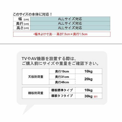 シェルフィット/オーダーメイドオプション加工［幅木よけ加工］【大洋】