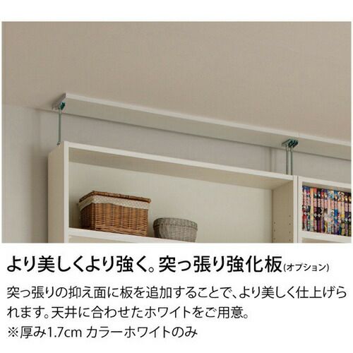 シェルフィット/オーダーメイド突っ張り強化板〔幅25～29cm〕