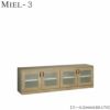 壁面収納MIEL-3/ミールＴＶボードmini１６０－LＴＶ【国産】【ユニット】【すえ木工】