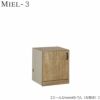 壁面収納MIEL-3/ミールミニタイプキャビネットmini４０－Ｔ左開き【国産】【ユニット】【すえ木工】