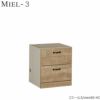 壁面収納MIEL-3/ミールミニタイプキャビネットmini４０－Ｈ【国産】【ユニット】【すえ木工】