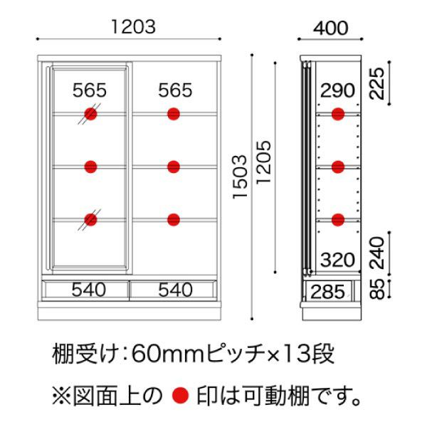 スペースボードSP-120Lウェンジ