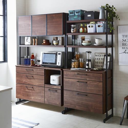 ルード84ＤＢ専用追加棚板〔ＮＡ〕【キッチンボード/レンジボード/収納/食器棚/オプション/古賀家具】