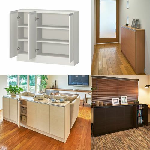 ミドルオーダー収納ミオ追加棚板L（左）MIO/61-90R用1枚【ダイニング/カウンター下収納/窓下収納/日本製/大洋】