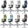 コンテッサセコンダCC87BS/ポリッシュ/ブラック/座面クッション/ランバーサポート/ヘッドレスト【コンテッサ/オフィス/ホームオフィス/カラー豊富/高機能チェア/スタイリッシュ/オカムラ/】