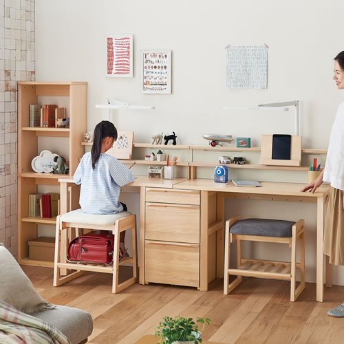 ファリスFLD-952MO105デスク【デスク/チェア/椅子/子供部屋/リビング学習/集中力/お勉強/コイズミ】