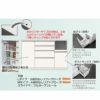 食器棚プレファW140Mカウンター〔奥行51ｃｍ/カウンター高さ93ｃｍ〕【キッチン収納/ダイニングボード/３色対応/日本製/高橋木工】