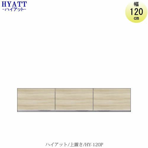 キッチンボードHYATT（ハイアット）奥行45cmタイプ上置きHY-120P【食器棚/家電収納/マンションサイズ/奥行45cm/カラーオーダー/片づけ上手/SAクラフト】