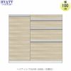 キッチンボードHYATT（ハイアット）奥行45cmタイプ下台HY-100DL（左開き）【食器棚/家電収納/マンションサイズ/奥行45cm/カラーオーダー/片づけ上手/SAクラフト】