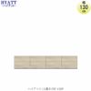 キッチンボードHYATT（ハイアット）奥行45cmタイプ上置きHY-130P【食器棚/家電収納/マンションサイズ/カラーオーダー/片づけ上手/SAクラフト】