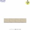 キッチンボードHYATT（ハイアット）奥行45cmタイプ上置きHY-150P【食器棚/家電収納/マンションサイズ/カラーオーダー/片づけ上手/SAクラフト】