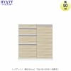 キッチンボードHYATT（ハイアット）奥行45cmタイプ下台HY-90DR【食器棚/家電収納/マンションサイズ/奥行45cm/カラーオーダー/片づけ上手/SAクラフト】