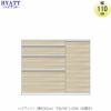 キッチンボードHYATT（ハイアット）奥行45cmタイプ下台HY-110DR【食器棚/家電収納/マンションサイズ/奥行45cm/カラーオーダー/片づけ上手/SAクラフト】