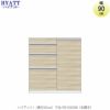 キッチンボードHYATT（ハイアット）奥行50cmタイプ下台HY-D90DR【食器棚/家電収納/マンションサイズ/奥行50cm/カラーオーダー/片づけ上手/SAクラフト】