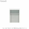 キッチンボードフォースll下台【ロータイプ／奥行45cm】S60-Tスペース【ユニット食器棚/組み合わせ/キッチン収納/片付け/収納上手/高橋木工所】