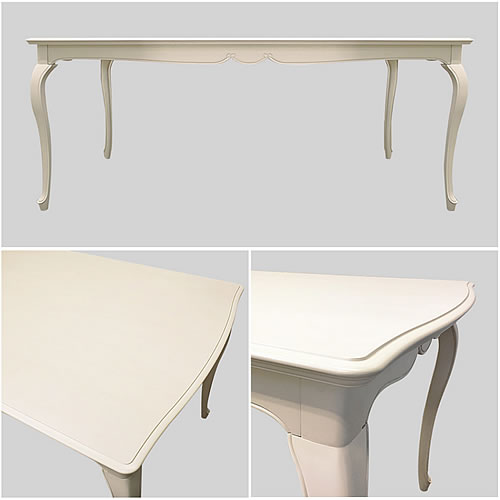 フルールDT180WH【ダイニングテーブル/インテリア/リビング/ダイニング/クラシカル/東海家具】