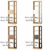 パーテーションシェルフPS-70Hチェリーナチュラル【リビング/ダイニング/寝室/子供部屋/間仕切り/収納/書棚/国産家具/小島工芸】