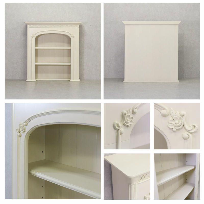 フルールマントルピースWH【インテリア/クラシカル/東海家具】