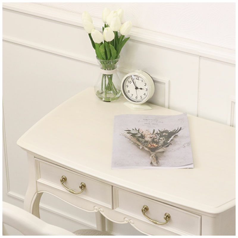 フルールリビングデスク75WH【収納/インテリア/リビング/ダイニング/クラシカル/東海家具】