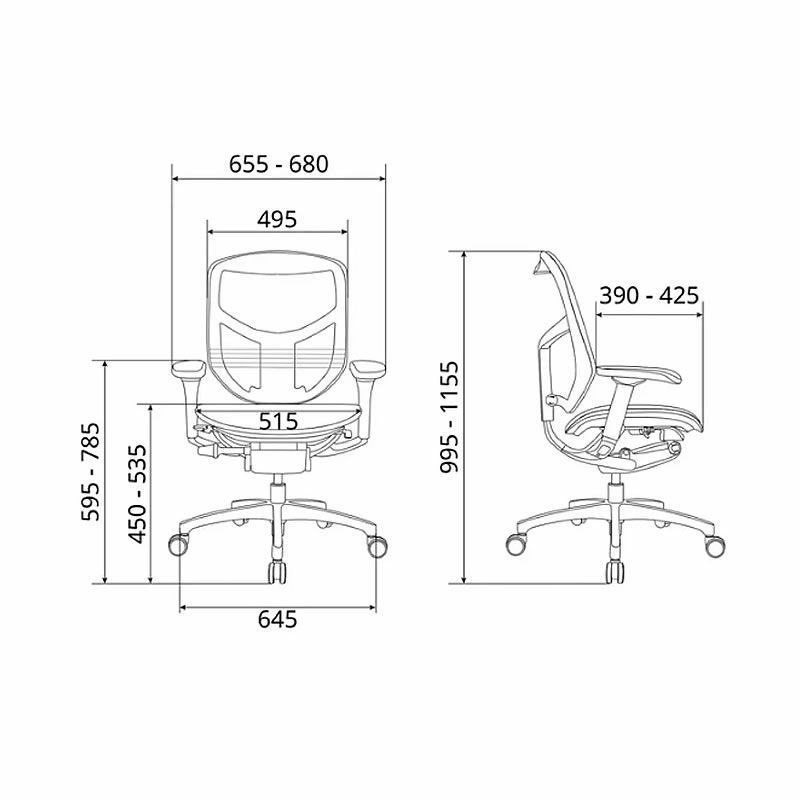 エルゴヒューマンエンジョイ２/ロータイプ/EJ２-LAM-GF【Ergohuman/オフィスチェア/在宅/ホームオフィス/関家具】