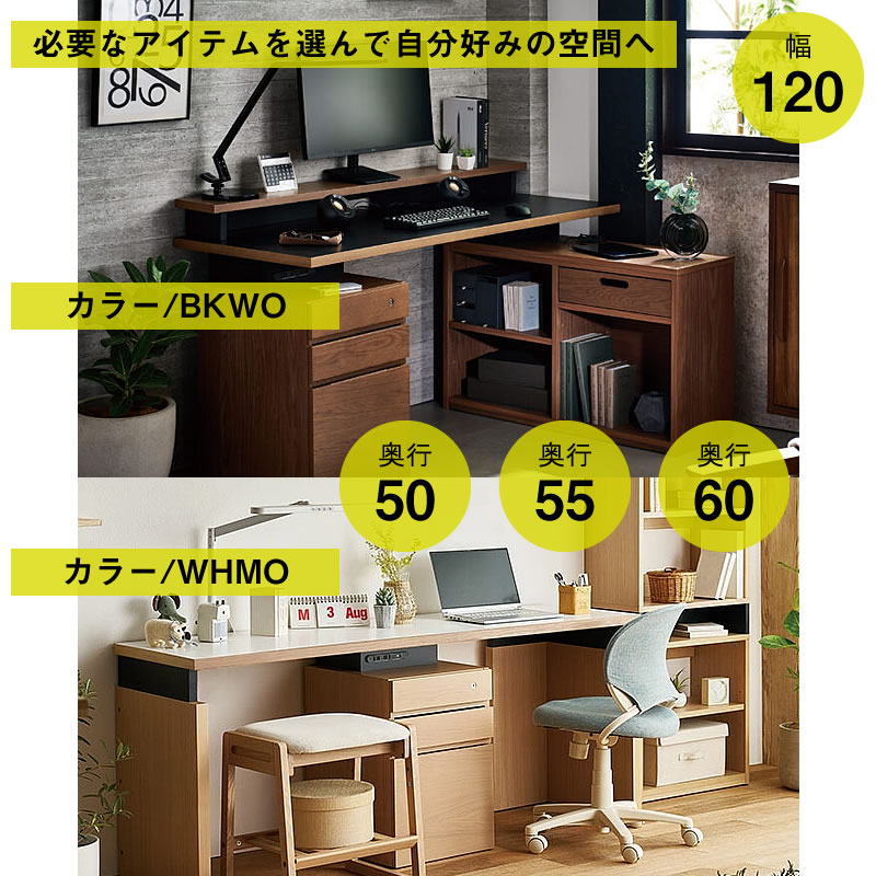 ネスティスメラミン天板/幅120/奥行50・55・60