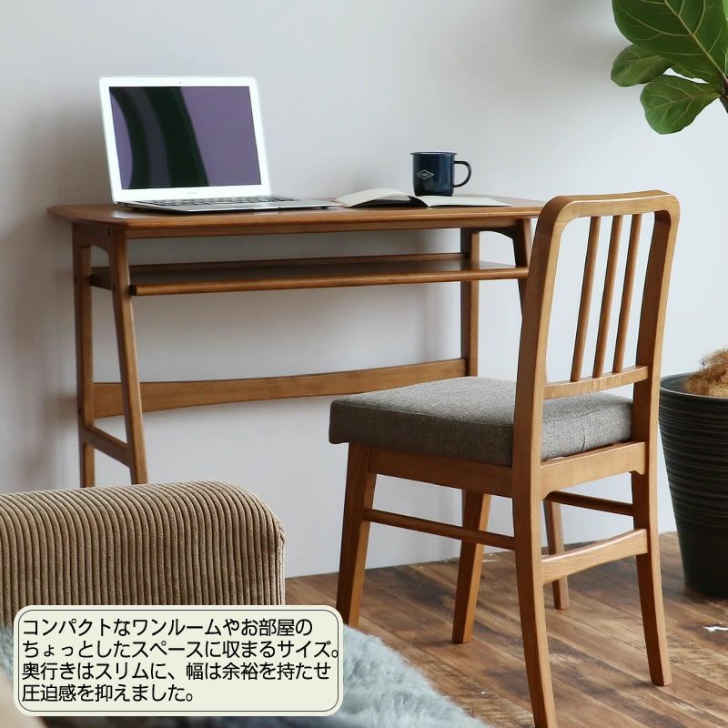 ウッドデスクodyT-3681BRリビングデスクコンパクト作業台OAKER市場株式会社