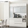モアα（アルファ）T上置き70高さ40cm～59cm【ユニット食器棚】【転倒防止機能付き】【高橋木工】