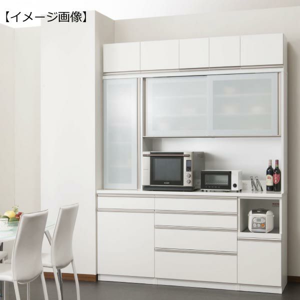 モアα（アルファ）T上置き160高さ40cm～59cm【ユニット食器棚】【転倒防止機能付き】【高橋木工】