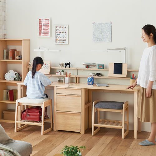 ファリスFLA-910MO90デスクシェルフ【デスク/チェア/椅子/子供部屋/リビング学習/集中力/お勉強/コイズミ】